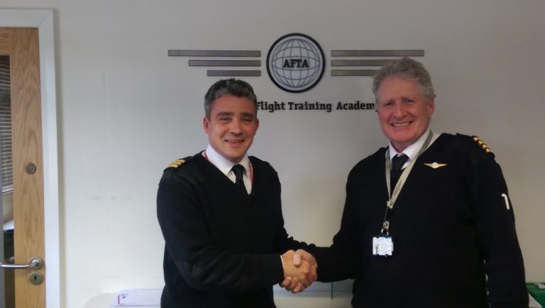 AFTA Seb Pike Deputy CFI with AFTA Aerobatics Instructor Gerry Humphrey